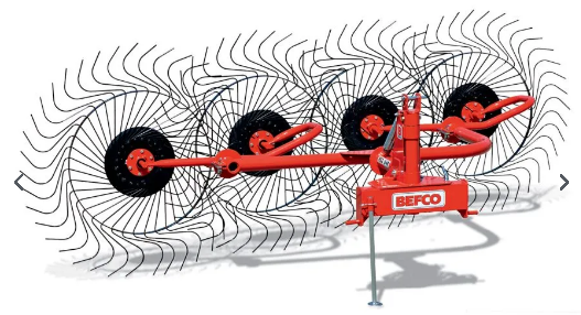 Befco RS2 Ground-Driven Wheel Rake