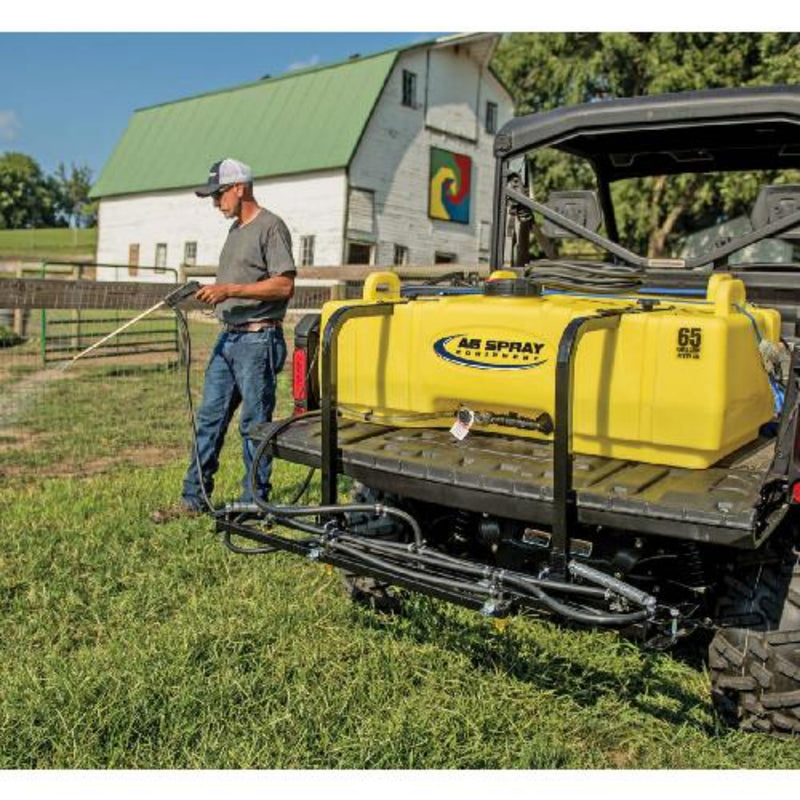 Ag Spray 65 Gallon UTV Sprayer 4.0 GPM Deluxe Handgun Boom Separate - Graneer
