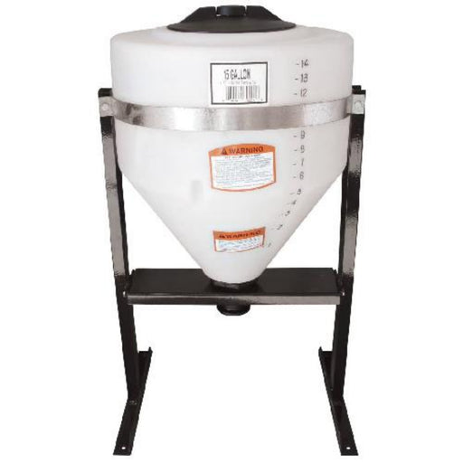 Ag Spray 15 Gallon Inductor Tank & Stand , 8" Lid - Graneer