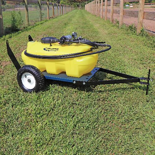 Ag Spray 15 Gallon Trailer Sprayer, 12V 2.2GPM Pump, Spraywand, Less Boom - Graneer