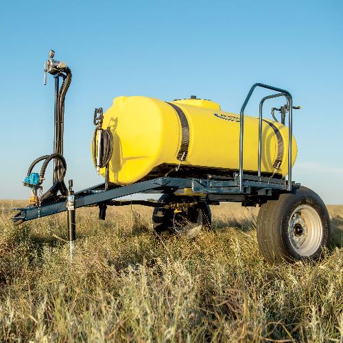 Ag Spray 300 Gallon Trailer Sprayer - Black, Base Unit - Graneer