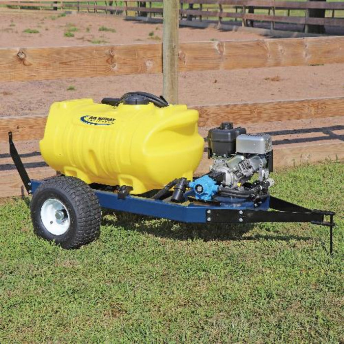Ag Spray 60 Gallon Trailer Sprayer 6.5 B&S Engine 8C Roller Pump - Graneer
