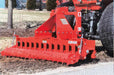 Heavy-duty BEFCO BPL-HD soil tool working through compacted ground behind a tractor