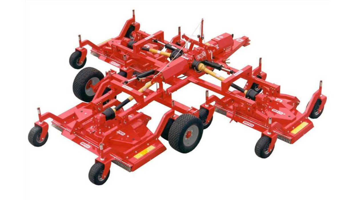 BEFCO Cyclone Super - Flex Gang Grooming Mowers - Graneer