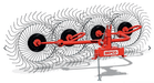 Befco RS2 Ground - Driven Wheel Rake - Graneer