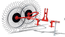 Befco RS2 Ground - Driven Wheel Rake - Graneer