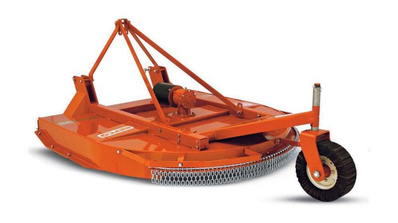 BEFCO heavy-duty rotary cutter with PTO hitch and reinforced deck