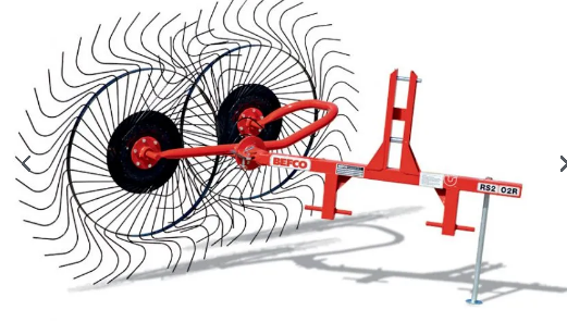 Befco RS2 Ground-Driven Wheel Rake