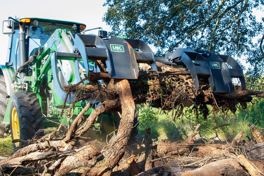 LMC Ag Heavy Duty Grapple Loader Attachment - Graneer